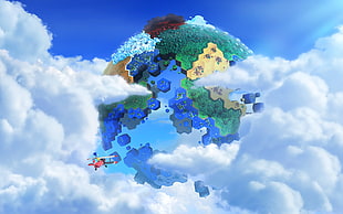 assorted-color 3D wallpaper, Sonic the Hedgehog, video games, Sonic Lost World