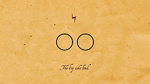the boy who loved text on brown background, Harry Potter and the Sorcerer's Stone, literature, quote