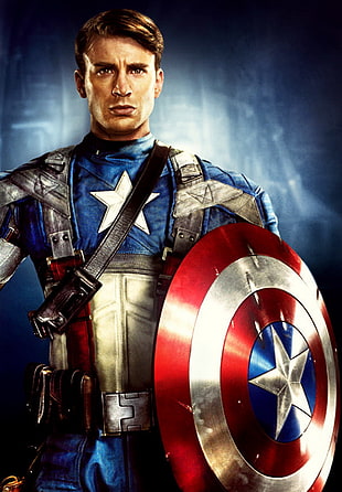 Marvel Captain America illustration HD wallpaper