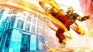 Ken Masters from Street Fighter HD wallpaper