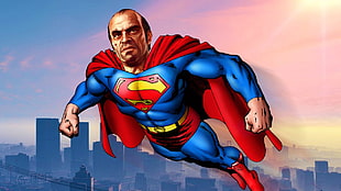 Superman meme illustration HD wallpaper
