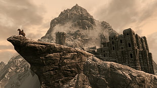 game digital wallpaper, The Elder Scrolls V: Skyrim, video games