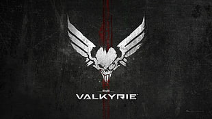 Valkyrie emblem wallpaper, EVE Online, PC gaming, virtual reality, VirTual