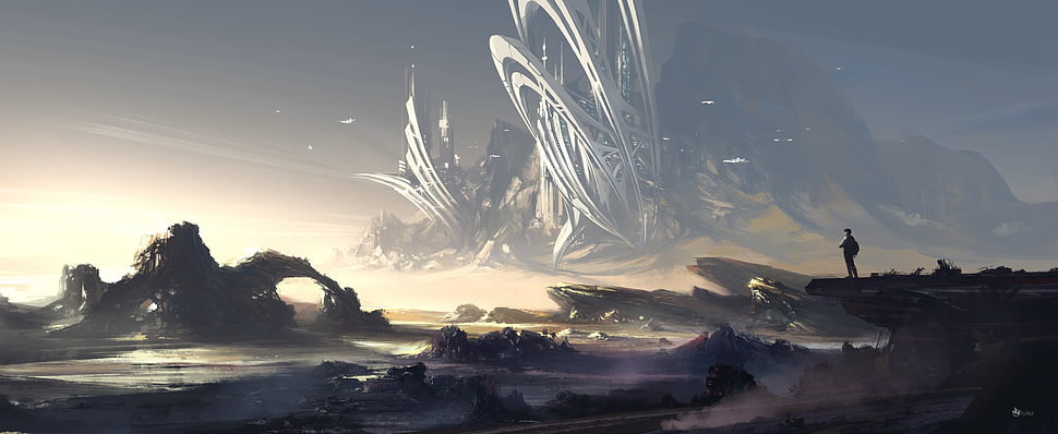 game application digital wallpaper, science fiction HD wallpaper