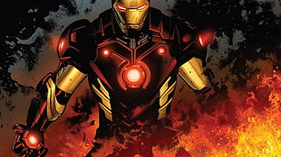 Iron Man wallpaper, Iron Man, Tony Stark, Marvel Comics HD wallpaper