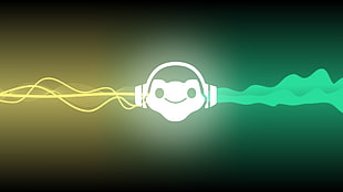 man with headphone logo, Lúcio (Overwatch), Overwatch, Blizzard Entertainment HD wallpaper