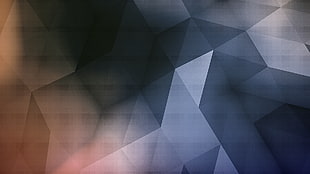 black and gray digital wallpaper, abstract, triangle, digital art