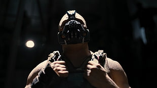 grey steel mask, Bane