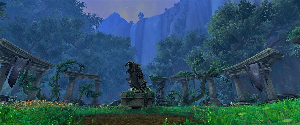 green plant, World of Warcraft, Legion HD wallpaper