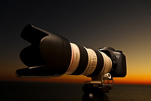 black Canon DSLR camera, Canon, Canon 7D  HD wallpaper