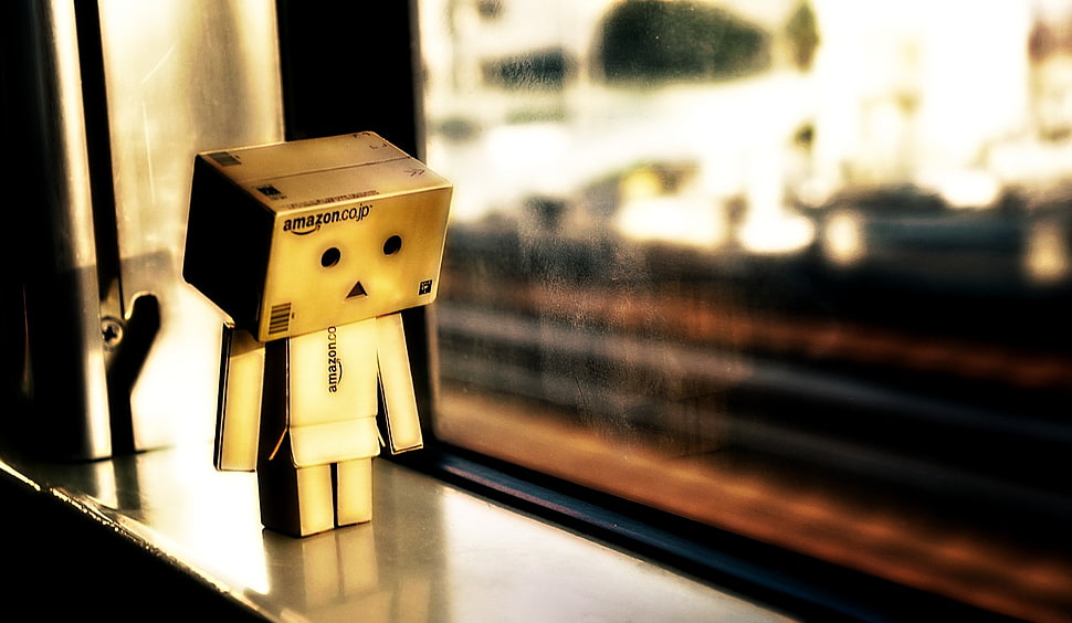 brown box toy, Danbo HD wallpaper