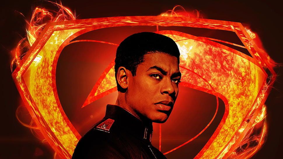 men's black collared top HD wallpaper