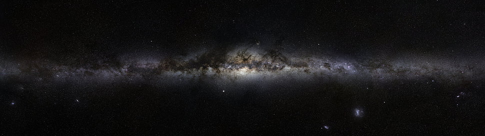 Milky Way Galaxy panoramic photo HD wallpaper