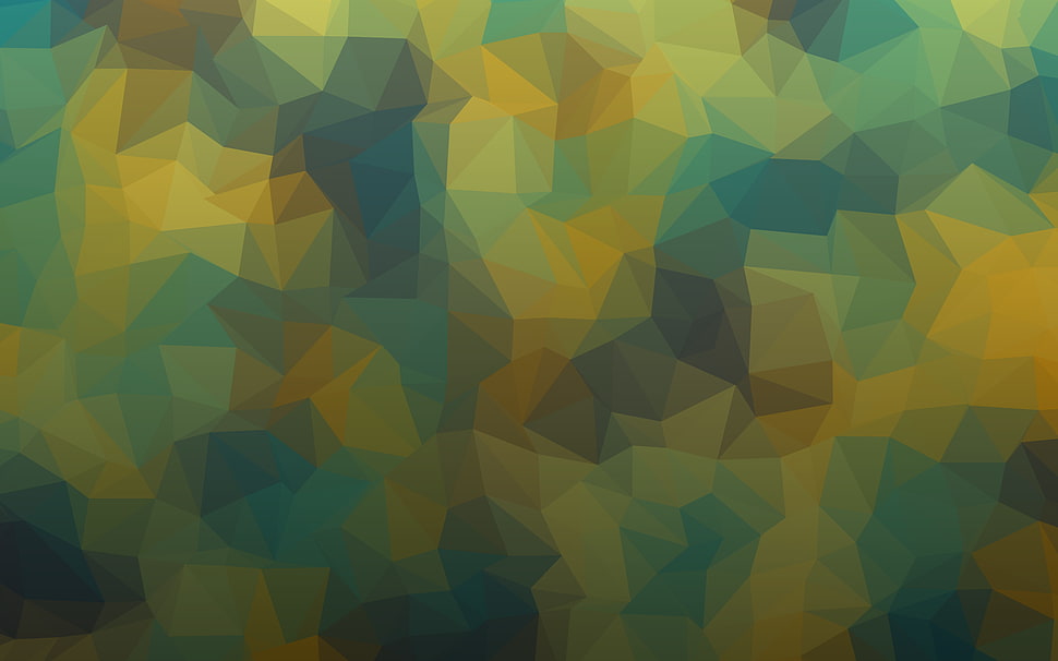 green and yellow design, pattern, digital art HD wallpaper