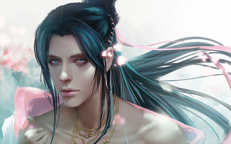 male anime character HD wallpaper