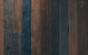 black and brown wooden parquet floor