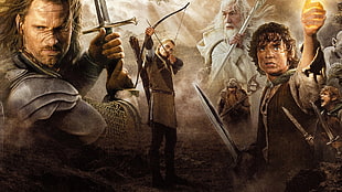 Lord of the Rings movie poster, movies, The Lord of the Rings, The Lord of the Rings: The Return of the King, Frodo Baggins HD wallpaper