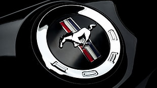 Ford Mustang emblem, Ford, Ford Mustang HD wallpaper