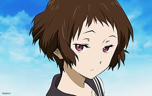 brown haired female anime character, anime, Hyouka, Ibara Mayaka