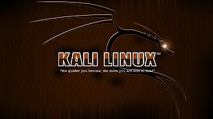 Kali Linux text, Kali Linux HD wallpaper