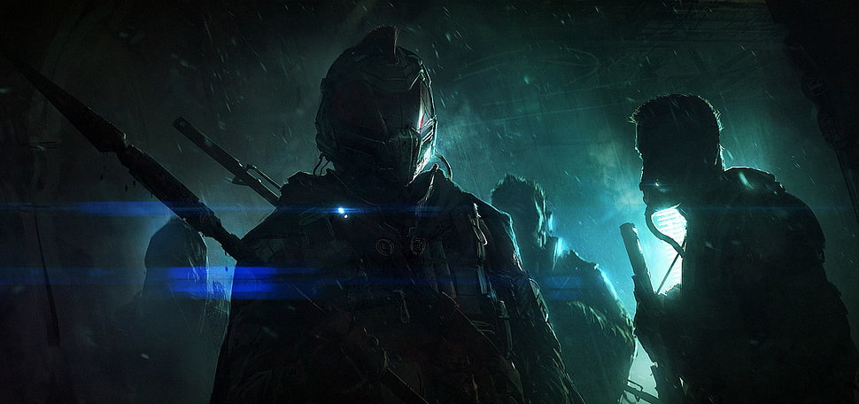 warrior wallpaper, futuristic, warrior HD wallpaper