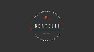 Bertelli text, logo