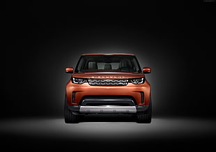 brown Land Rover SUV