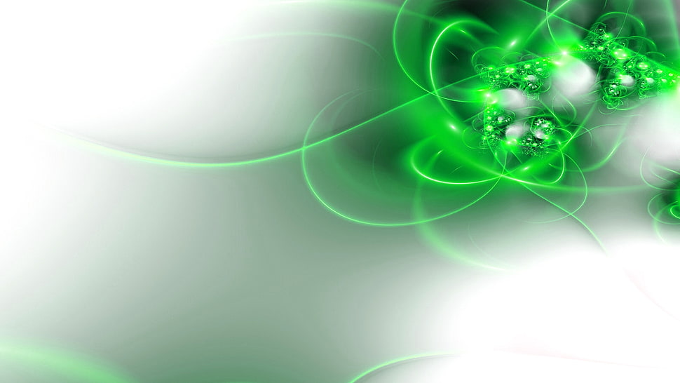 green light effects HD wallpaper