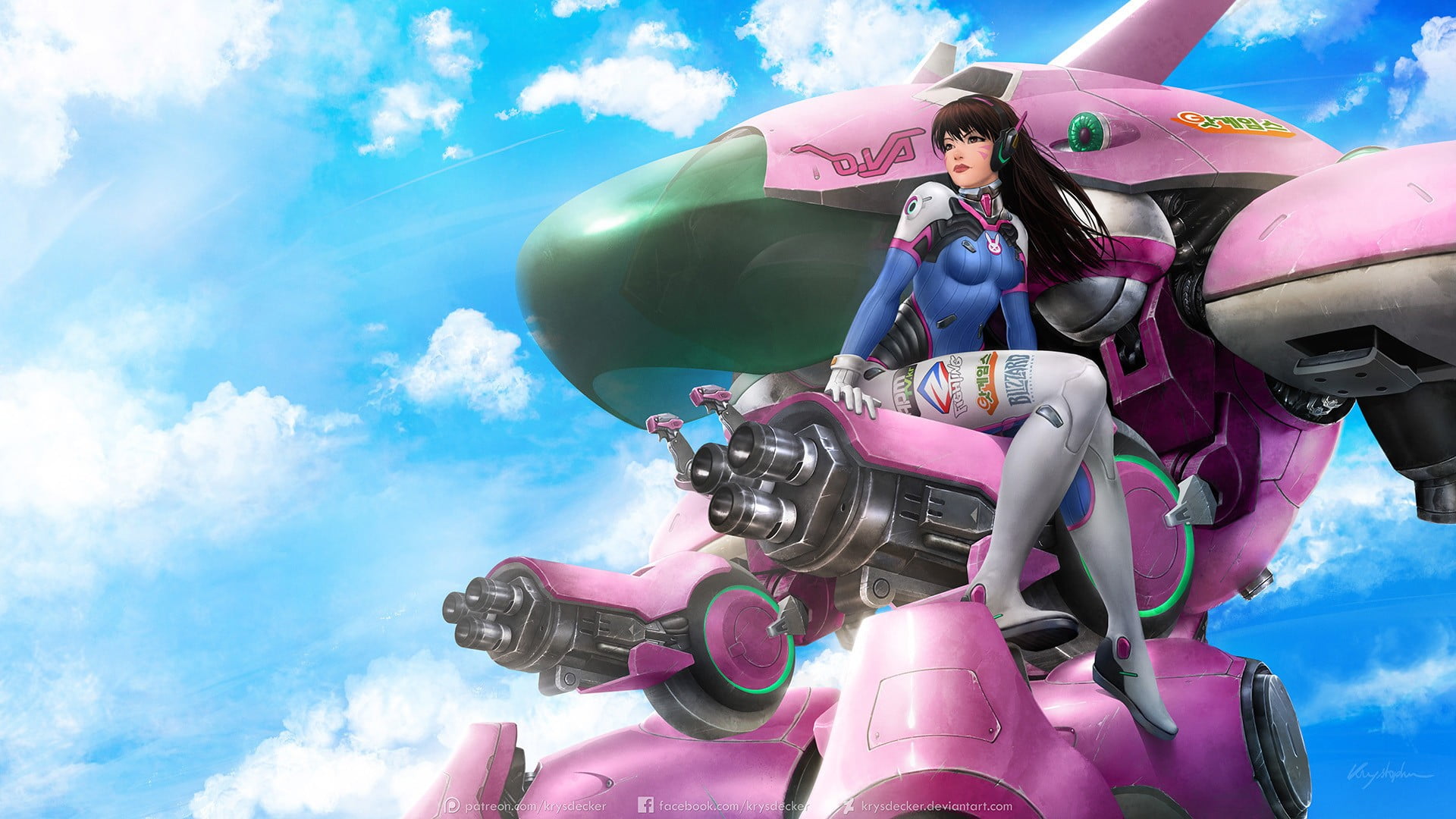 Overwatch Diva Hd Wallpaper Wallpaper Flare