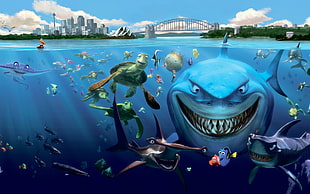 Finding Nemo movie poster HD wallpaper