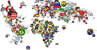 world map, map, world, world map, logo HD wallpaper