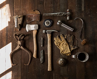 assorted hand tool kit HD wallpaper