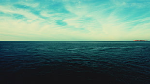 calm body of water nature photography, nature, sea, horizon, clouds