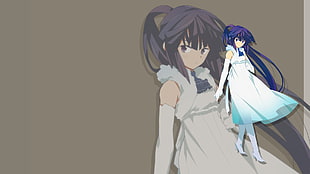 purple haired female anime character illustration, Log Horizon, Akatsuki (Log Horizon) HD wallpaper