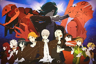 assorted anime character, Persona series, Persona 3, Persona 4, video games