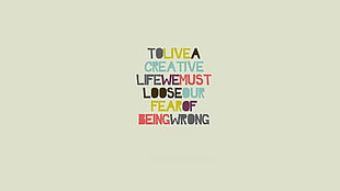 white background with text overlay, quote