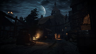 brown wooden house, The Witcher 3: Wild Hunt, video games
