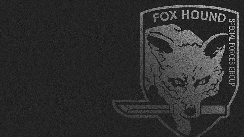 Fox Hound Special Forces Group logo, Metal Gear Solid , FOXHOUND HD wallpaper