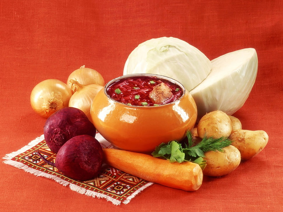 assorted vegetables HD wallpaper