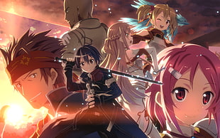 Sword Art Online Season 2 wallpaper, anime, Sword Art Online HD wallpaper