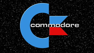 Commodore logo, retro games, vintage, consoles, Commodore 64