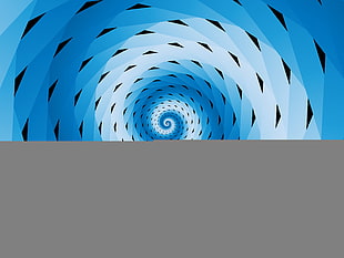 blue and white spiral wallpaper