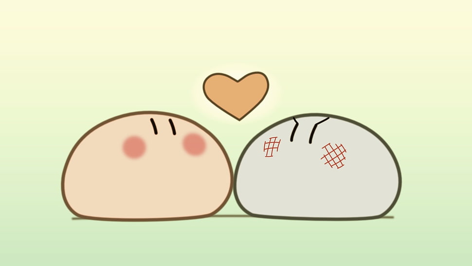 brown emoji, Clannad, dango, anime HD wallpaper