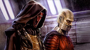 Star Wars Darth Revan illustration HD wallpaper