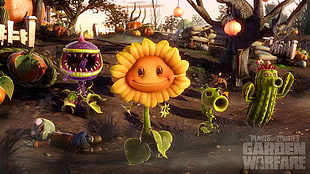 Plants VS Zombie game poster