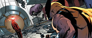 illustration of Wolverine, Marvel Comics