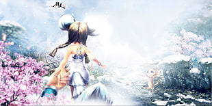 female cartoon character, Blade & Soul, PC gaming HD wallpaper