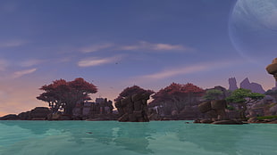 landscape illustration, video games, World of Warcraft, World of Warcraft: Warlords of Draenor