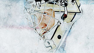 photo of ice hockey player, Pittsburgh Penguins , Hockey, hockey mask, Marc-Andre Fleury