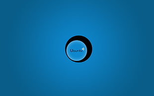 Ubuntu logo, Ubuntu, minimalism